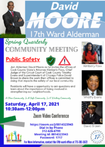 17th Ward Spring Community Meeting Topic: Public Safety
