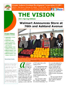 GADC’s Vision Newsletter-Spring 2011