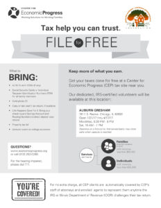Auburn Gresham Free Tax Site Monday, April 17th Is Our Last Day!