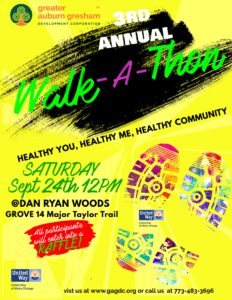 Auburn Gresham’s 3rd Annual “Walk-A-Thon” September 24th!