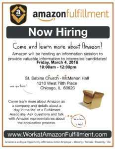 Hiring Event: Amazon Now Hiring!