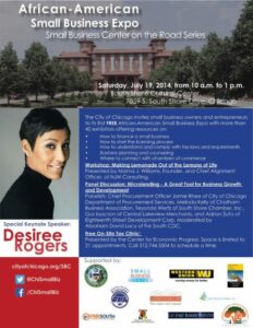 African-American Small Business Expo is 7/19 at the South Shore Cultural Center