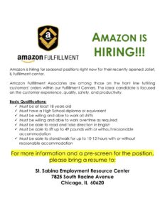 AMAZON Is Hiring!
