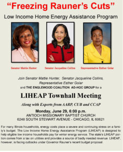Low Income Home Energy Assistance Program TOWN HALL,”Freezing Rauner’s Cuts”