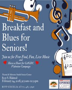 Breakfast and Blues for Seniors February 2018!