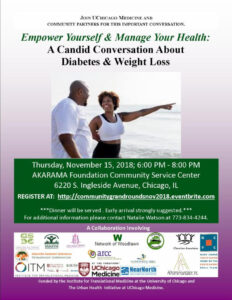 Empower Yourself and Manage Your Health – A Candid Conversation on Diabetes & Weight Loss