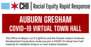 Auburn Gresham COVID-19 Community VIRTUAL TOWN HALL (recap)