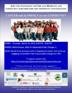 Cancer and its IMPACT on our COMMUNITY