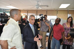 Mayor Rahm Emanuel Returns to Auburn Gresham