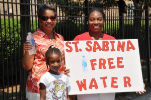St. Sabina Church Free Water Giveaway