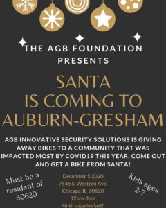 Auburn-Gresham Holiday Bike Giveaway