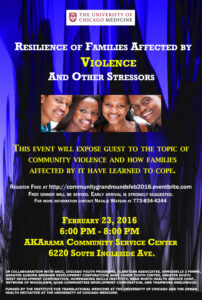 Community Grand Rounds – Families Effected by Violence