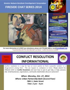 Fireside Chat Series: Conflict Resolution Informational