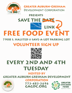 Volunteer for the Auburn Gresham Food Stability Giveaway!