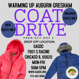 Warming Up Chicago Coat Drive (Thank you for the Donations!)