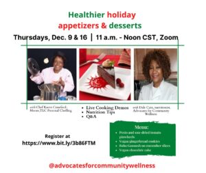 Healthier Holiday Appetizers & Desserts