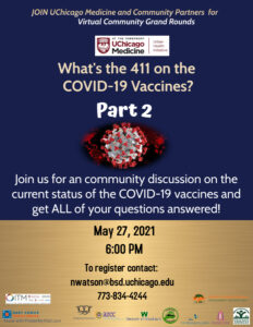 EVENT: What’s the 411 on the COVID-19 Vaccines?