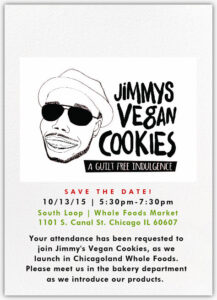 Jimmy’s Vegan Cookies Launches At Whole Foods!