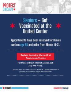 Vaccine Registration for Seniors Opens MARCH 4!