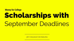College Scholarships with a September Deadline