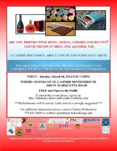 Community Grand Rounds “Substance Abuse and Youth”