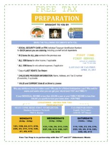 Non-profit Sponsored Free Tax Help Site In Auburn Gresham
