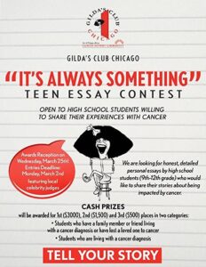 It’s Always Something – Teen Essay Contest