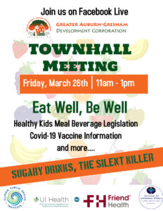 JOIN US AUBURN GRESHAM! Virtual Town Hall