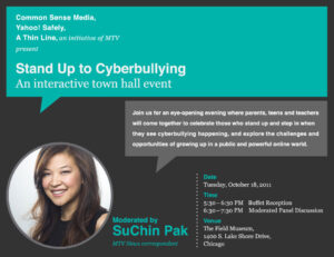 Common Sense Media, Yahoo! Safely, and MTV Stand Up to Cyberbullying Town Hall Event
