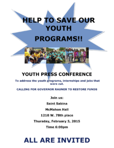 GOV. RAUNER, DON’T CUT YOUTH PROGRAMS!